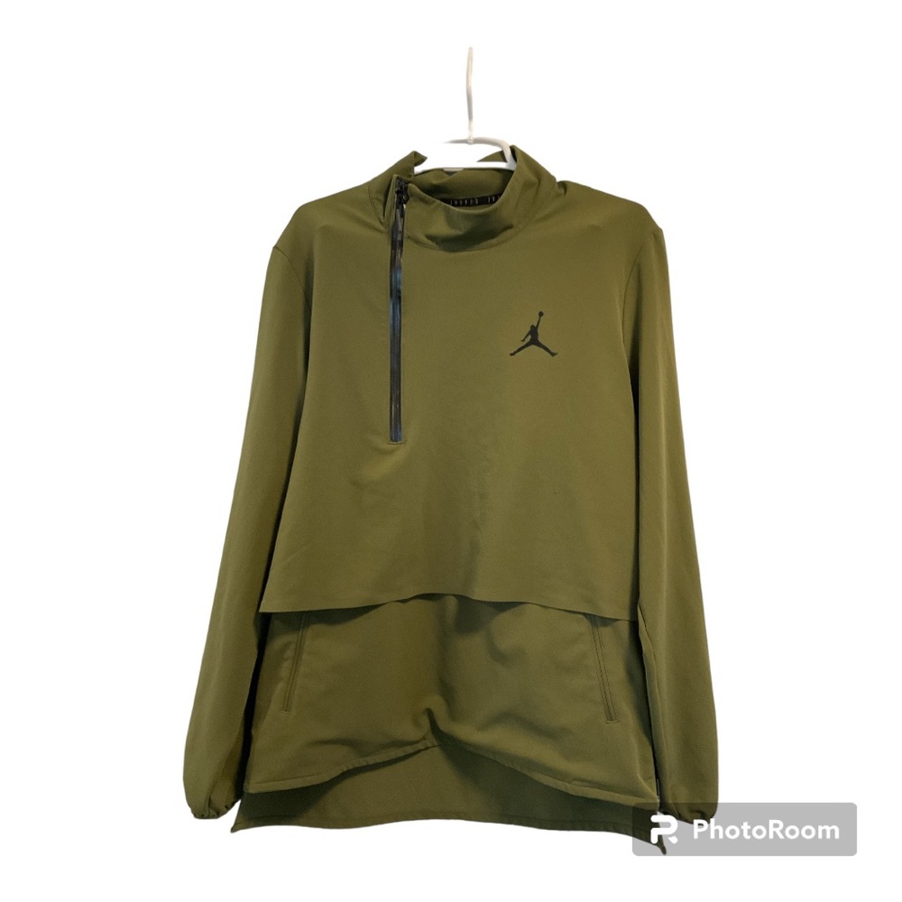 Nike Jordan Jumpman Sz M Nike Shield Layered Qtr Zip Long Sleeve Training Shirt